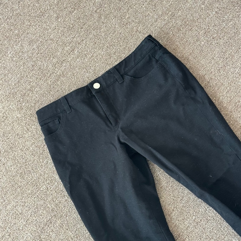 Lauren Ralph Lauren Black Slim Fit Jeans Petite 6P Cotton Stretch Pants